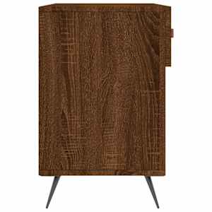 Botník hnědý dub 102 x 35 x 55 cm kompozitní dřevo - obrázek 7