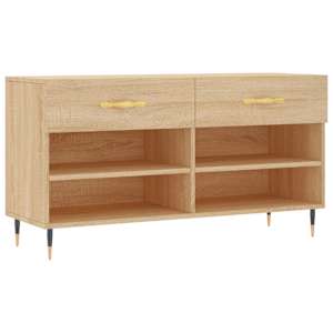 Botník dub sonoma 102 x 35 x 55 cm kompozitní dřevo - obrázek 2