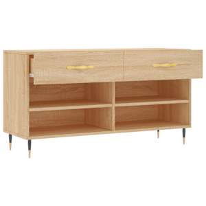 Botník dub sonoma 102 x 35 x 55 cm kompozitní dřevo - obrázek 5