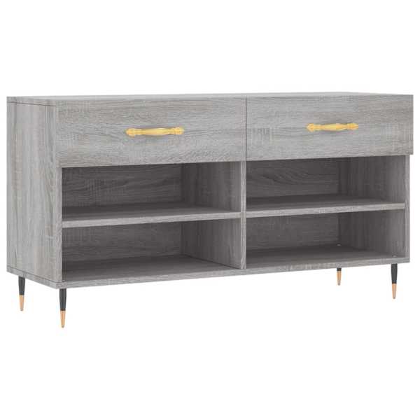 vidaXL jalatsipink, hall Sonoma tamm, 102 x 35 x 55 cm, tehispuit