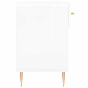 Botník bílý s vysokým leskem 102 x 35 x 55 cm kompozitní dřevo - obrázek 7
