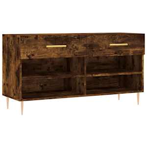 vidaXL jalatsipink, suitsutatud tamm, 102 x 35 x 55 cm, tehispuit
