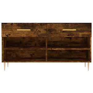 Botník kouřový dub 102 x 35 x 55 cm kompozitní dřevo - obrázek 6