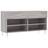 vidaXL jalatsipink, hall Sonoma tamm, 102 x 35 x 55 cm, tehispuit
