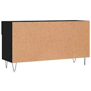 Botník černý 102 x 35 x 55 cm kompozitní dřevo - obrázek 8