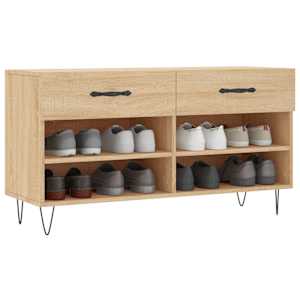 Botník dub sonoma 102 x 35 x 55 cm kompozitní dřevo - obrázek 3