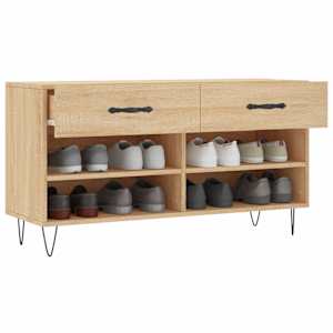 Botník dub sonoma 102 x 35 x 55 cm kompozitní dřevo - obrázek 4