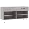 vidaXL jalatsipink, hall Sonoma tamm, 102 x 35 x 55 cm, tehispuit