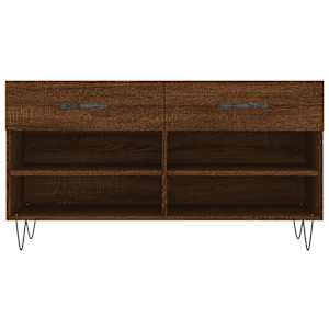Botník hnědý dub 102 x 35 x 55 cm kompozitní dřevo - obrázek 6