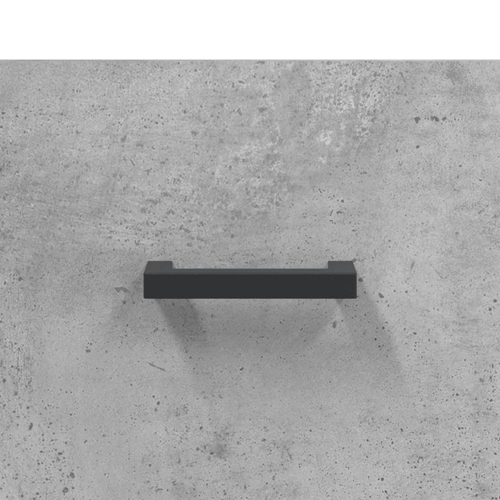 Ławka z miejscem na buty, szarość betonu, 102x35x55 cm