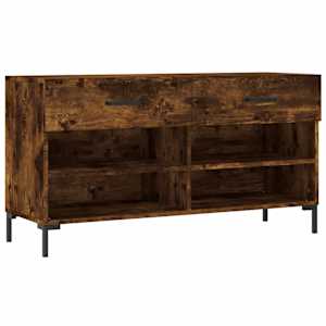 Botník kouřový dub 102 x 35 x 55 cm kompozitní dřevo - obrázek 2