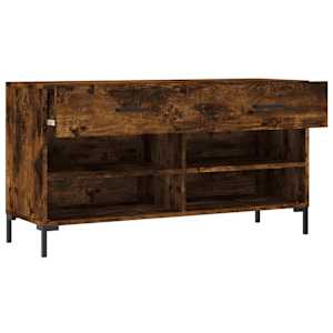 Botník kouřový dub 102 x 35 x 55 cm kompozitní dřevo - obrázek 5