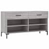 vidaXL jalatsipink, hall Sonoma tamm, 102 x 35 x 55 cm, tehispuit