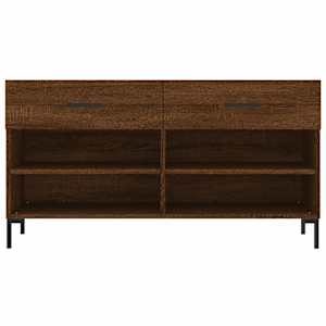 Botník hnědý dub 102 x 35 x 55 cm kompozitní dřevo - obrázek 6