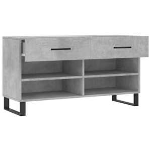 Botník betonově šedý 102 x 35 x 55 cm kompozitní dřevo - obrázek 5