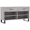 vidaXL jalatsipink, hall Sonoma tamm, 102 x 35 x 55 cm, tehispuit