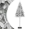 vidaXL kunstkuusk lumiste okstega, 150 cm