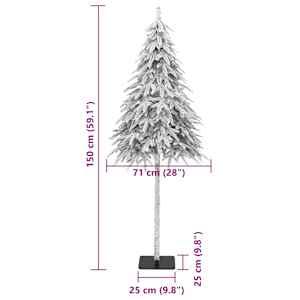 Umělý vánoční stromek se sněhem 150 cm - obrázek 8