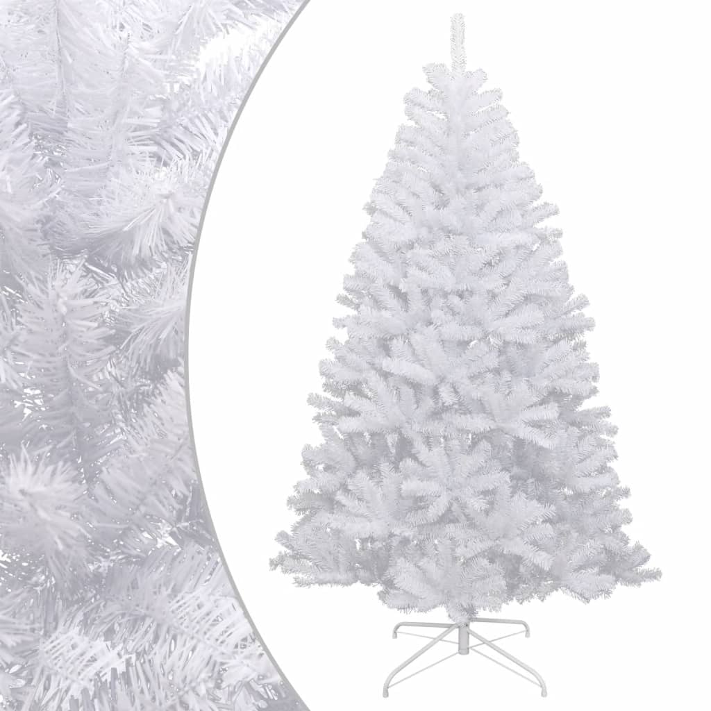 Image of vidaXL Artificial Hinged Christmas Tree with Flocked Snow 120 cm