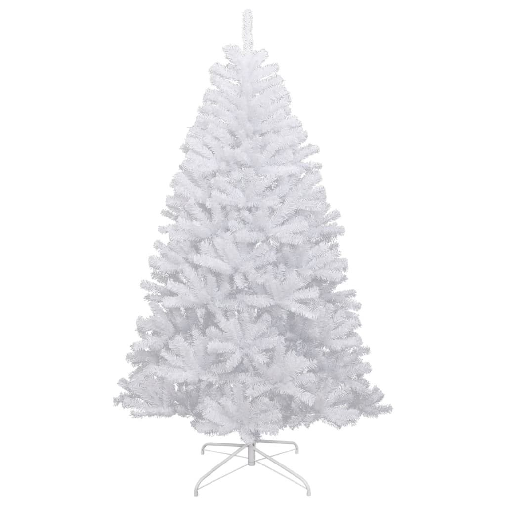 vidaXL Brad de Crăciun artificial cu balamale și zăpadă pufoasă 210 cm