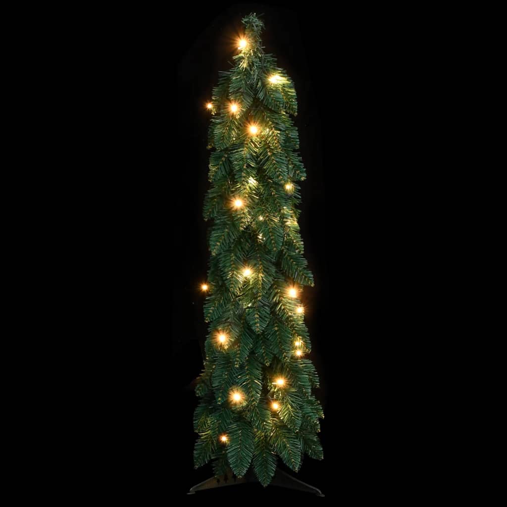 vidaXL Brad de Crăciun artificial pre-iluminat cu 45 LED-uri, 90 cm