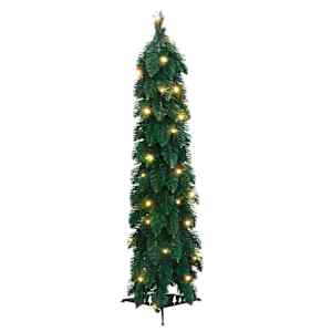 Umělý vánoční stromek s LED osvětlením 45 LED 90 cm - obrázek 3