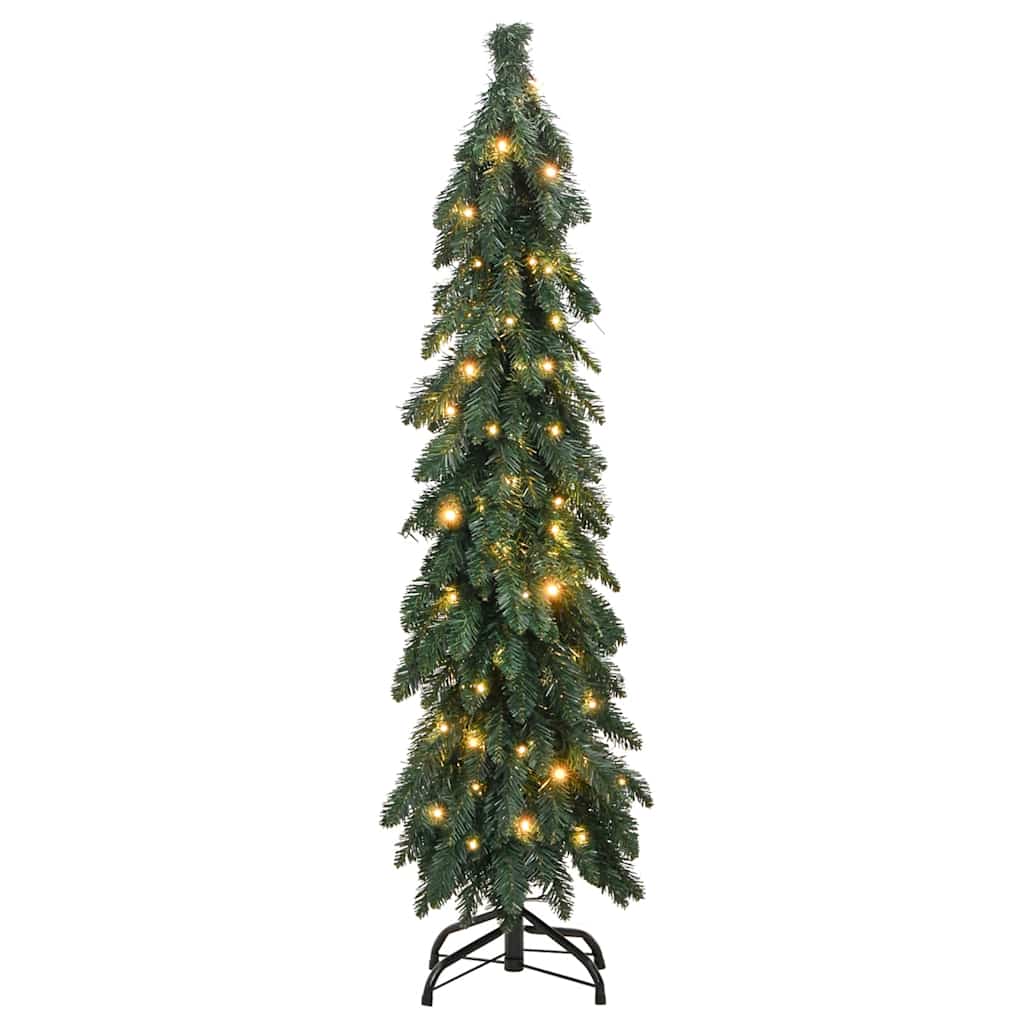 Thumbnail - vidaXL Künstlicher Weihnachtsbaum mit Beleuchtung 60 LEDs 120 cm