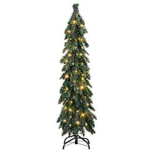 Umělý vánoční stromek s LED osvětlením 60 LED 120 cm - obrázek 3