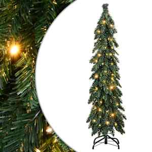 Umělý vánoční stromek s LED osvětlením 80 LED 150 cm - obrázek 1