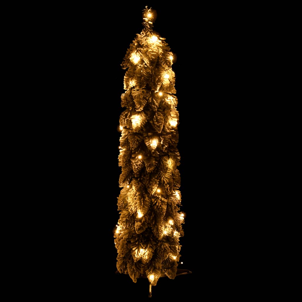 vidaXL Brad de Crăciun artificial cu 30 LED-uri/zăpadă pufoasă 60 cm