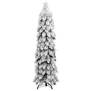 Umělý vánoční stromek s LED osvětlením zasněžený 80 LED 150 cm - obrázek 4
