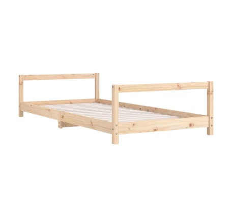 vidaXL Kinderbett 90x200 cm Massivholz Kiefer