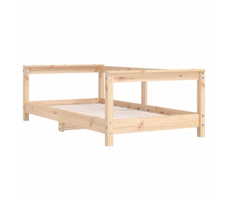 vidaXL Kinderbedframe 70x140 cm massief grenenhout