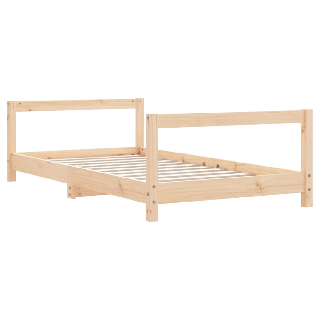vidaXL Kinderbedframe 80x160 cm massief grenenhout afbeelding