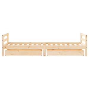 Dětská postel se zásuvkami 90 x 200 cm masivní borové dřevo - obrázek 6