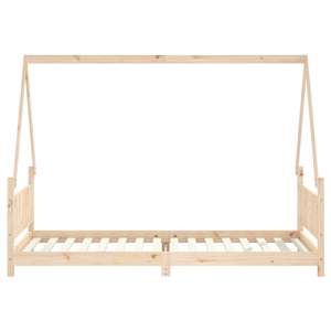 Dětská postel 90 x 200 cm masivní borové dřevo - obrázek 4