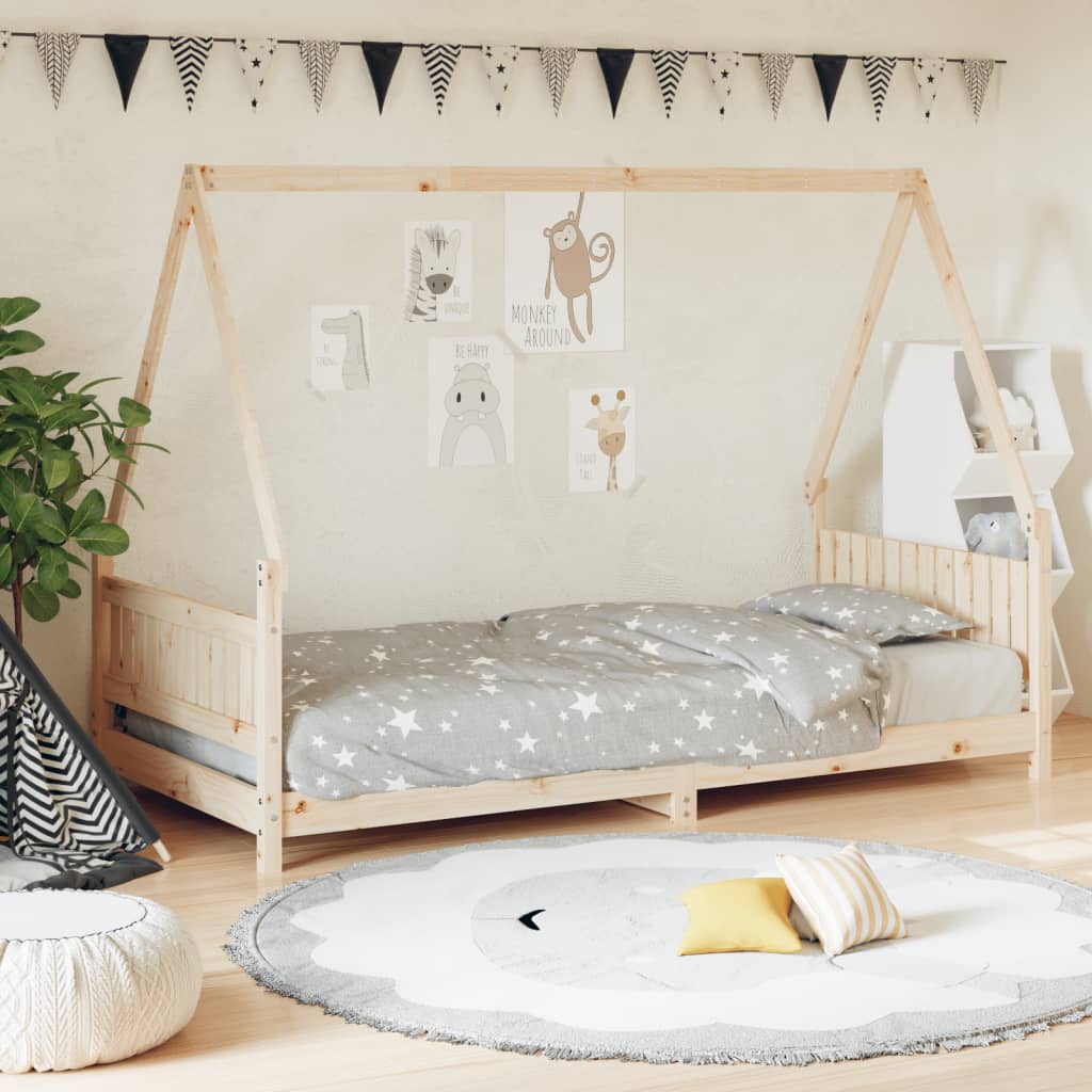 Okvir za dječji krevet 90 x 190 cm od masivne borovine Kreveti za djecu i bebe Naručite namještaj na deko.hr 20