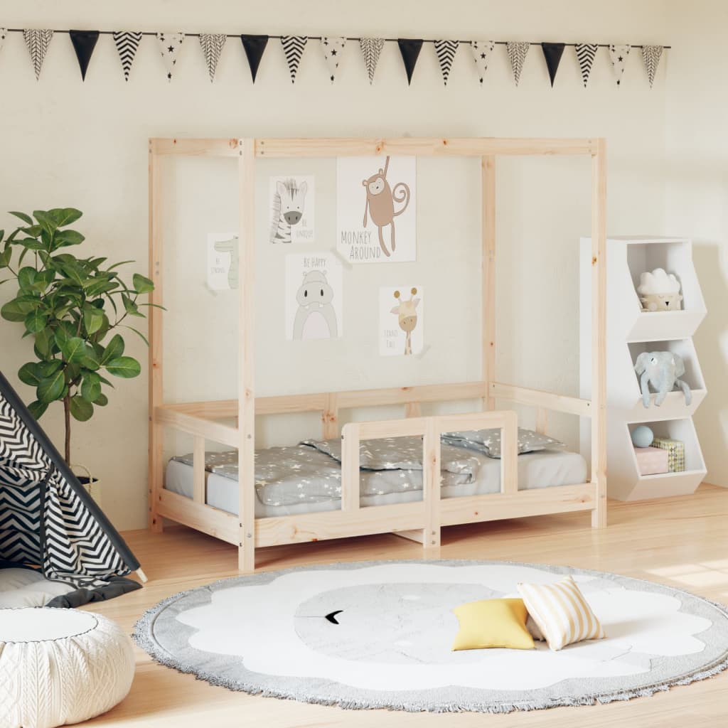 Okvir za dječji krevet 70 x 140 cm od masivne borovine Kreveti za djecu i bebe Naručite namještaj na deko.hr