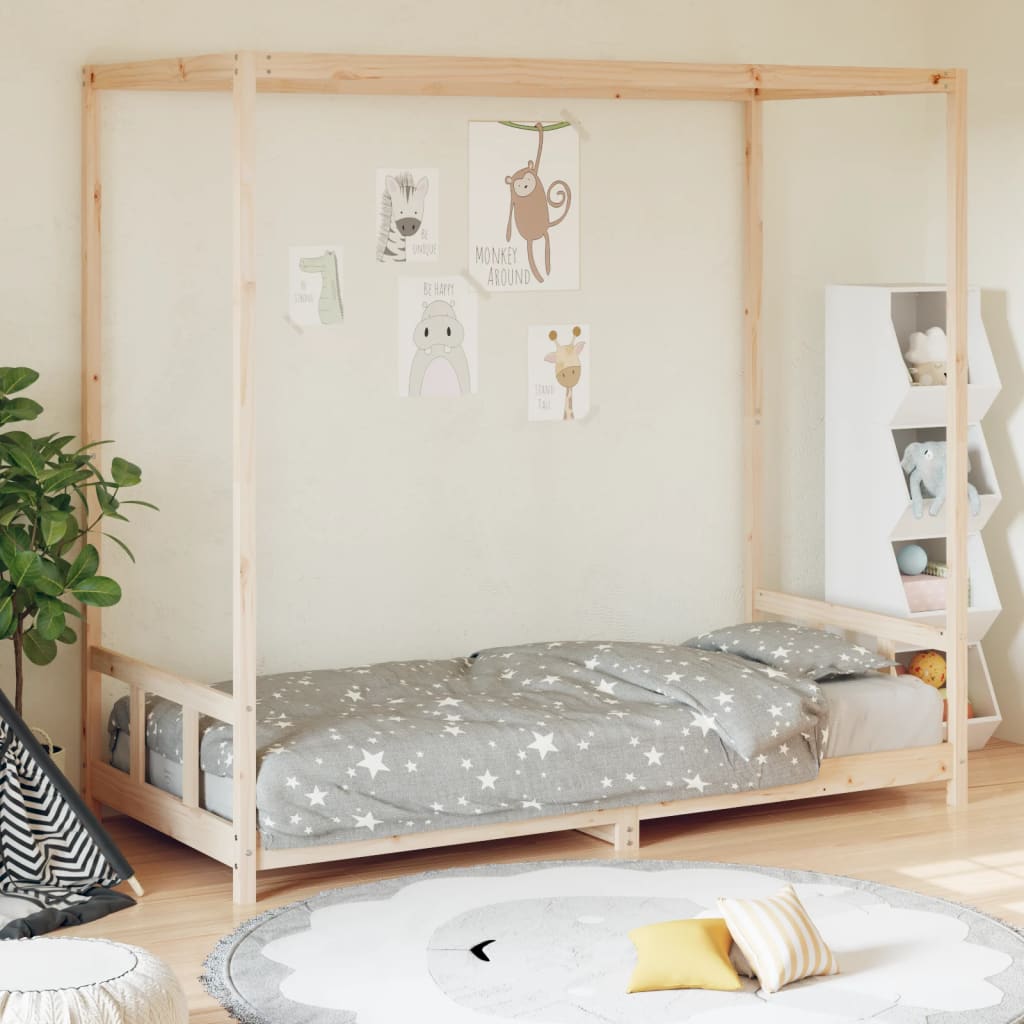 Okvir za dječji krevet 90 x 190 cm od masivne borovine Kreveti za djecu i bebe Naručite namještaj na deko.hr