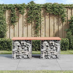 Vrtna klop gabion 103x44x42 cm trden les douglas