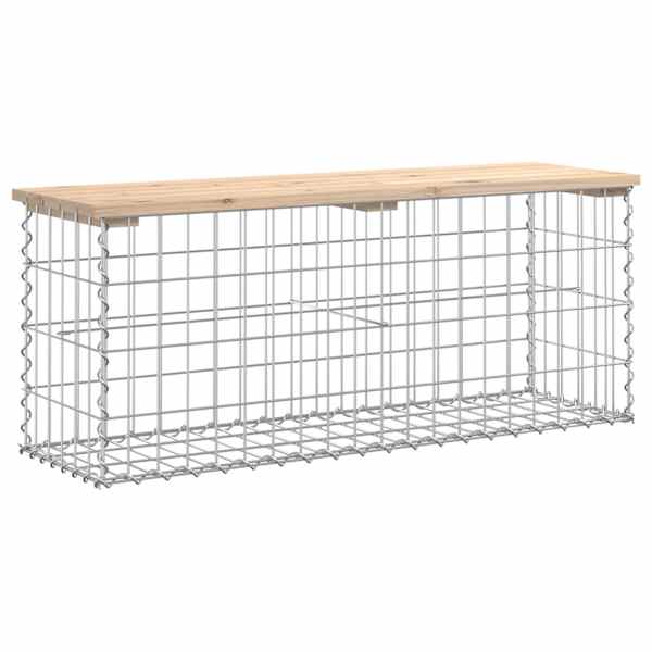vidaXL gabioonpink, 103 x 31,5 x 42 cm, m&auml;nnipuit