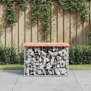 Vrtna gabionska klop 63x44x42 cm trden les douglas