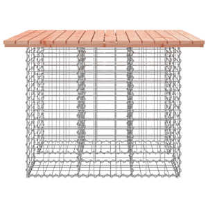 Zahradní stůl gabion design 100 x 102 x 72 cm masivní dřevo douglaska - obrázek 4