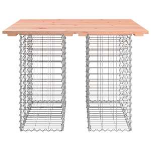 Zahradní stůl gabion design 100 x 102 x 72 cm masivní dřevo douglaska - obrázek 5
