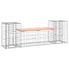 vidaXL gabioonpink, 183x41x60,5 cm, ebatsuuga puit