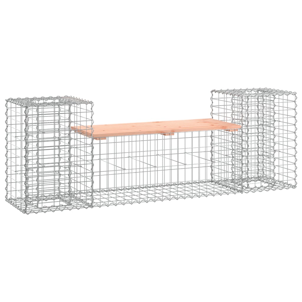 vidaXL Tuinbank schanskorfontwerp 183x41x60,5 cm massief douglashout