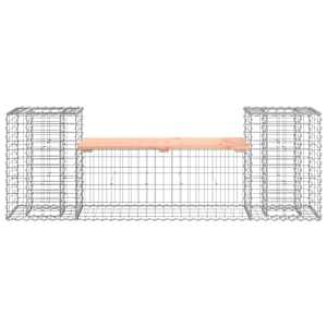 Zahradní lavice gabionový design 183x41x60,5 cm dřevo douglasky - obrázek 3