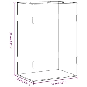 Průhledná reklamní krabice 17 x 12 x 25 cm akrylová - obrázek 6