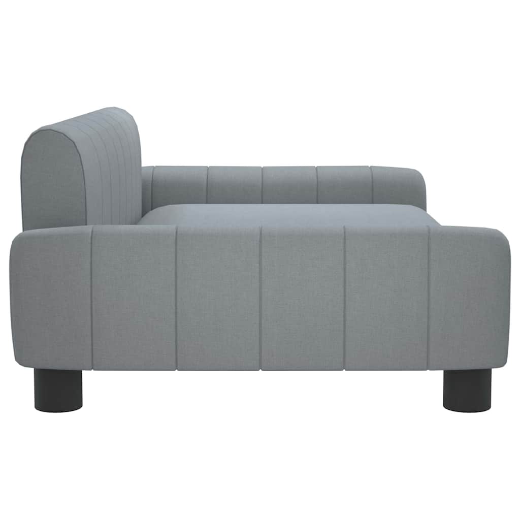Alternativ bild 2 för VidaXl Barnsoffa Ljusgrå 90X53X30 Cm Tyg
