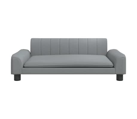 vidaXL Kindersofa Hellgrau 90x53x30 cm Stoff